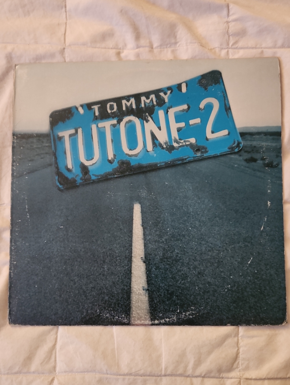 Tommy Tutone-2 Vintage License Plate Wall Art - Blue
